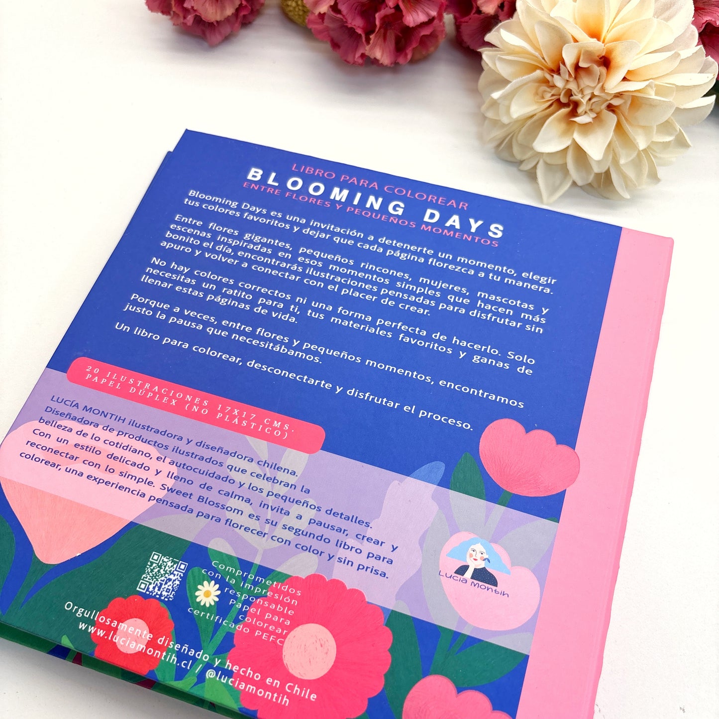 Blooming days - Pocket coloring book - PREVENTA