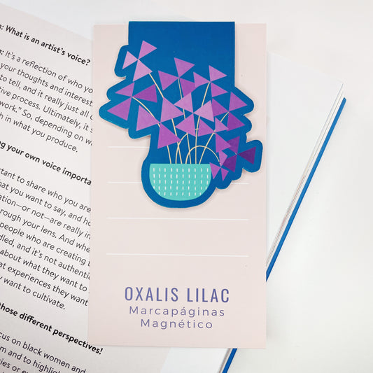 Marcador de libro magnético - Oxalis