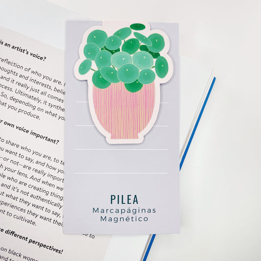 Marcador de libro magnético - Pilea