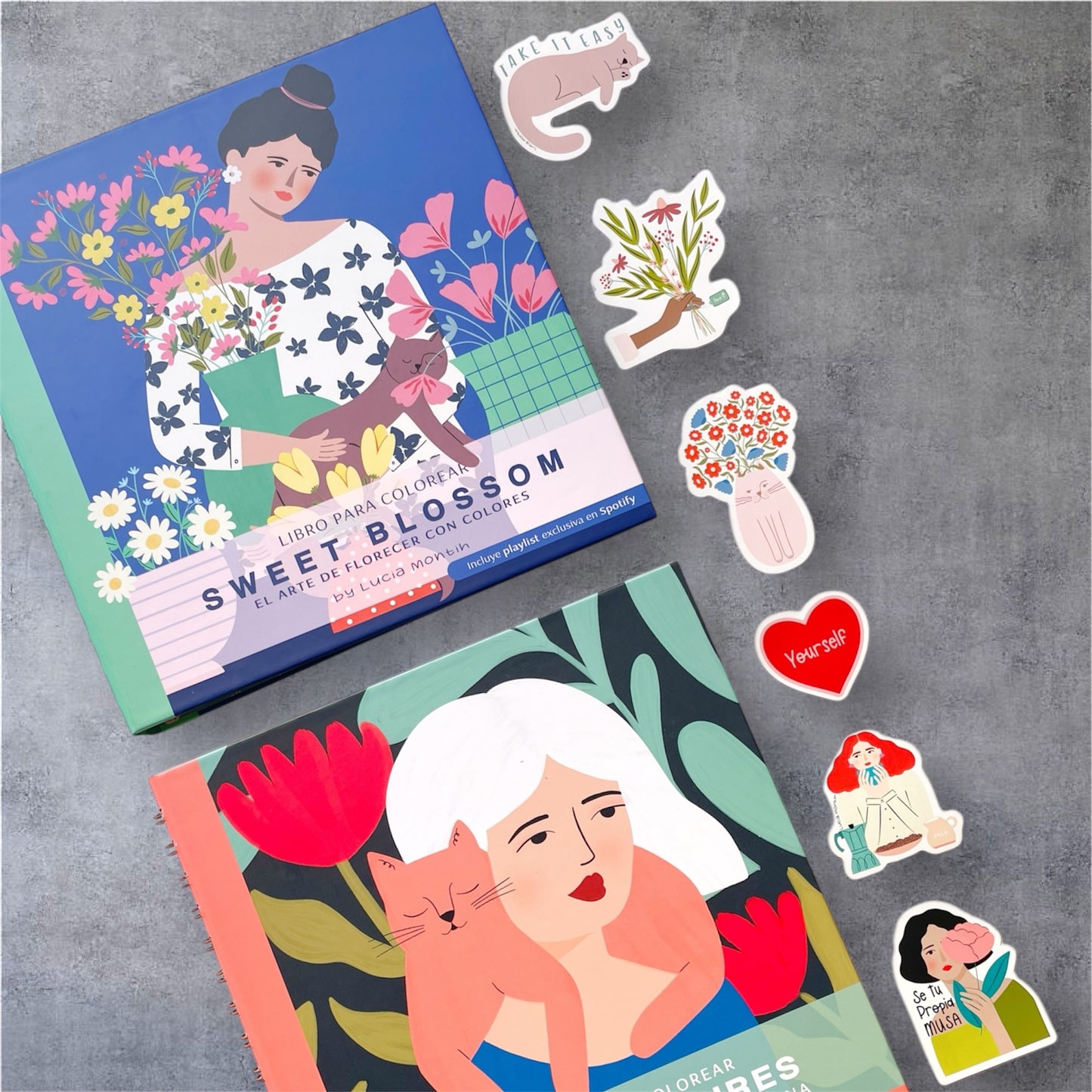 Pack Coloréame + 6 Stickers