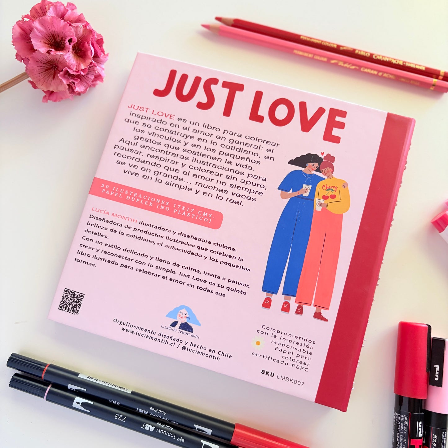 JUST LOVE - Libro para colorear