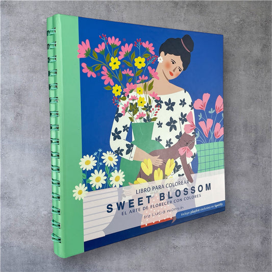Sweet Blossom - Libro para colorear