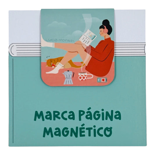 Marca página magnético - Tiempo de lectura