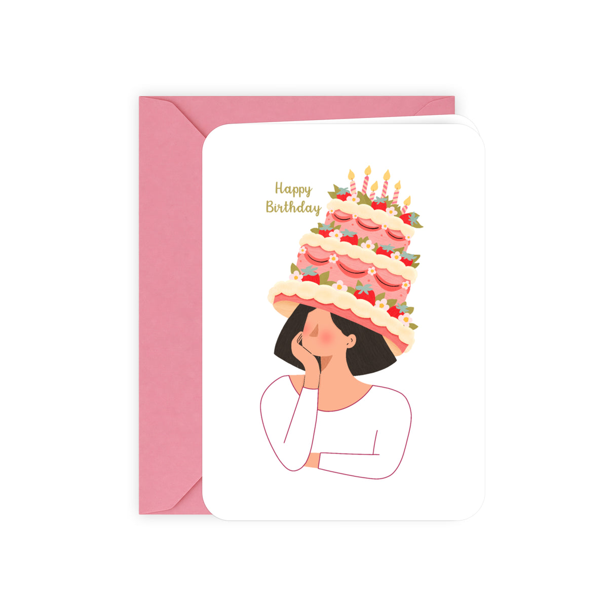 Tarjeta Happy Birthday Sombrero