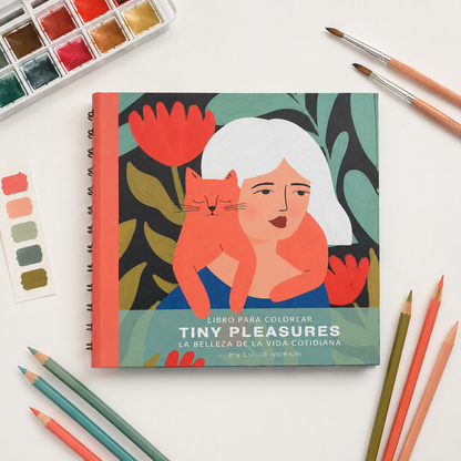 Tiny Pleasures - Libro para colorear - Version pocket