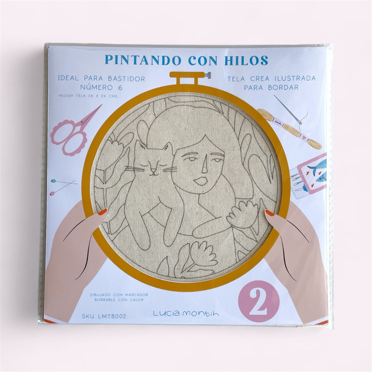 Tela ilustrada para bordar - N2