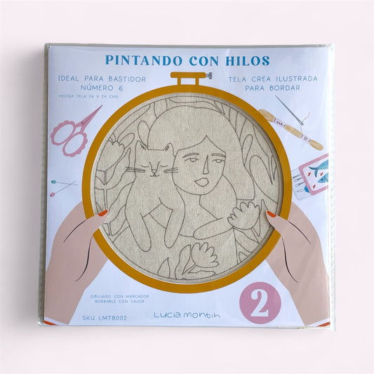 Tela ilustrada para bordar - N2