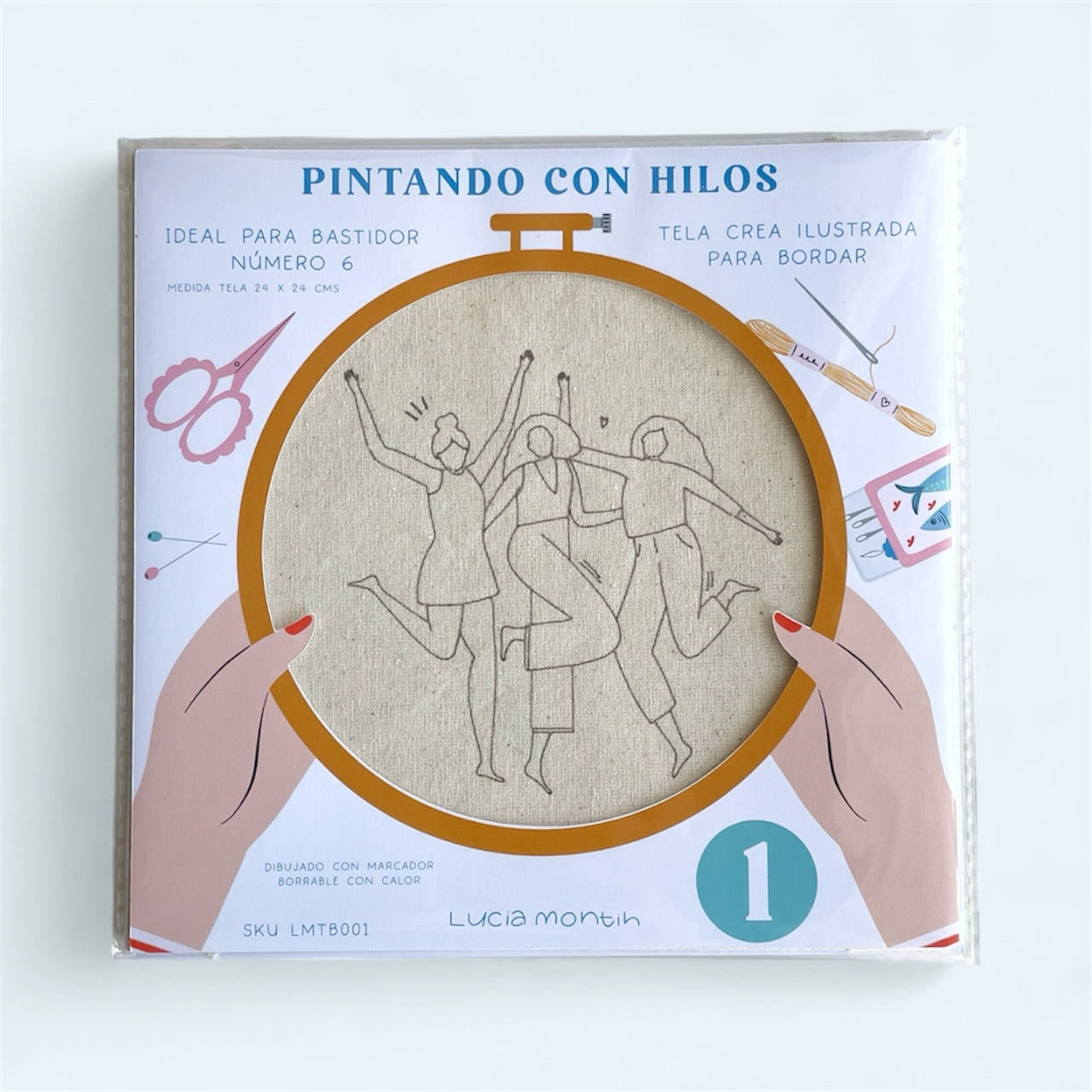 Tela ilustrada para bordar - N1