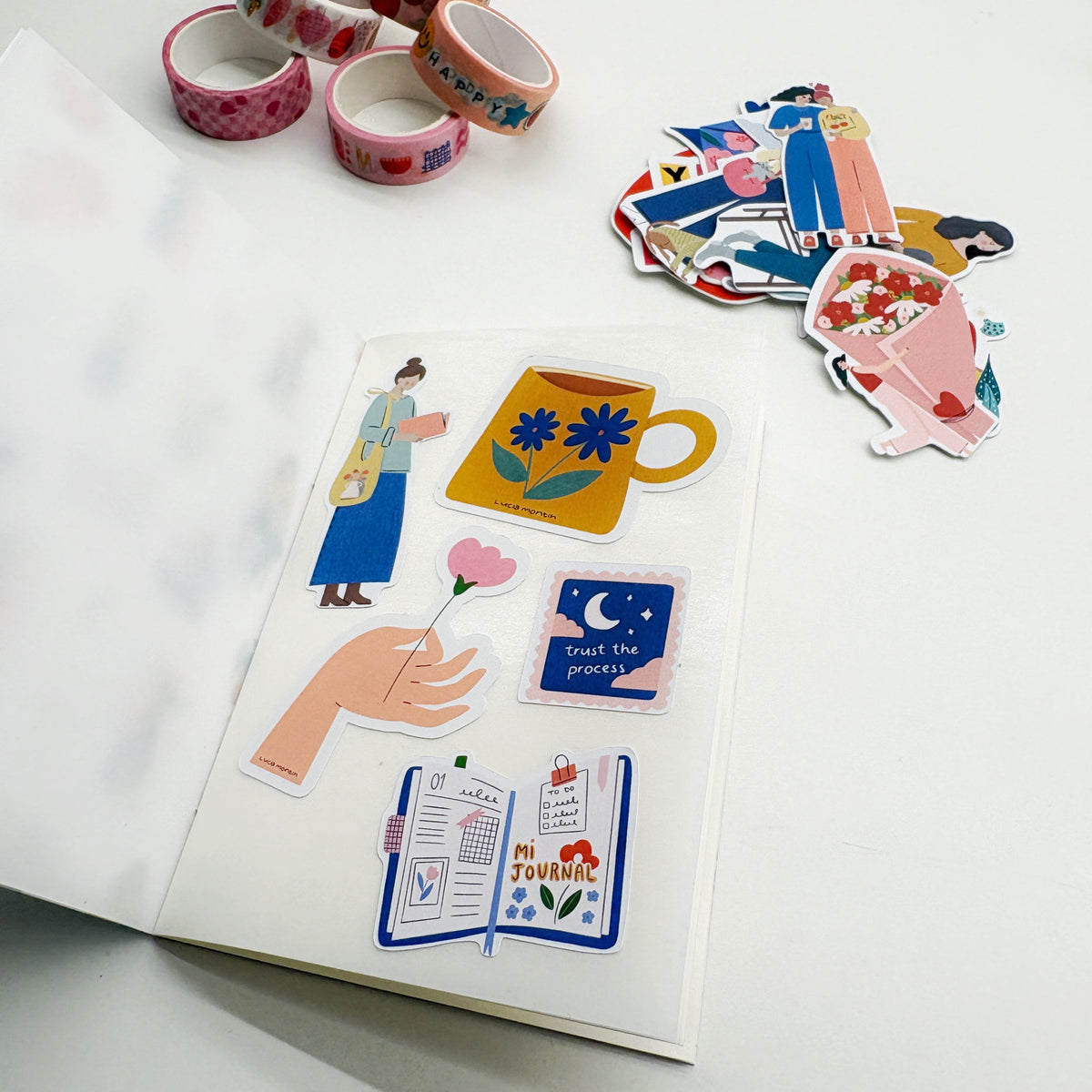 Álbum para coleccionar stickers