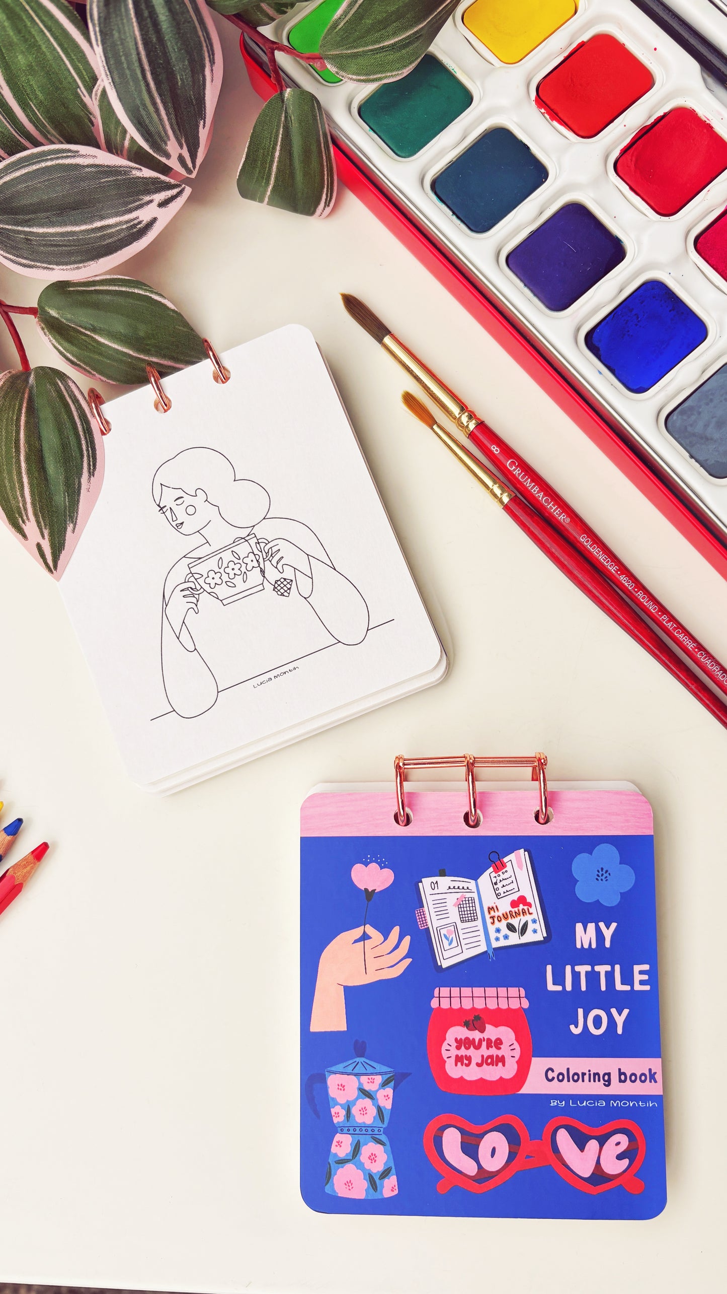 My little joy - mini pocket libro para colorear