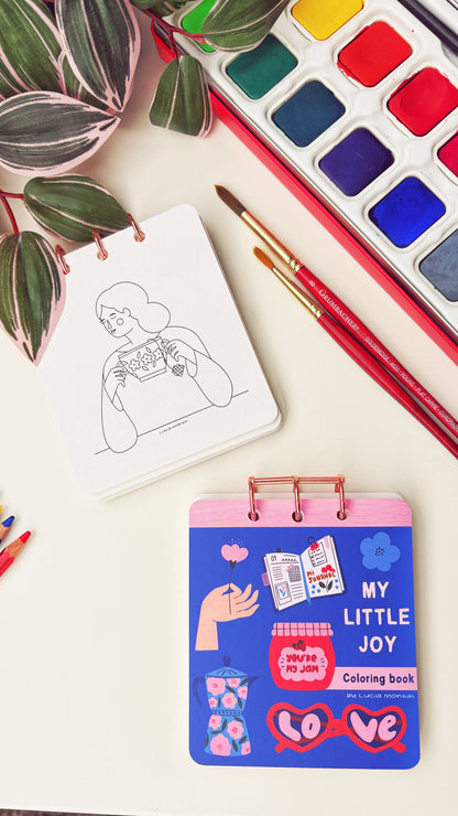 My little joy - mini pocket libro para colorear
