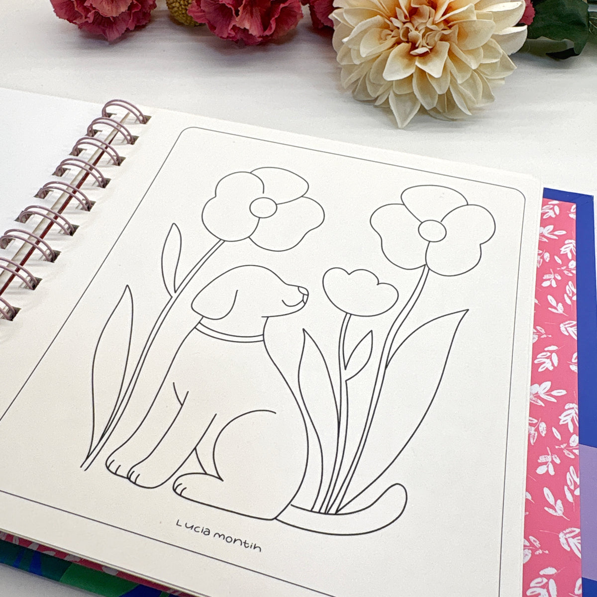 Blooming days - Pocket coloring book - PREVENTA