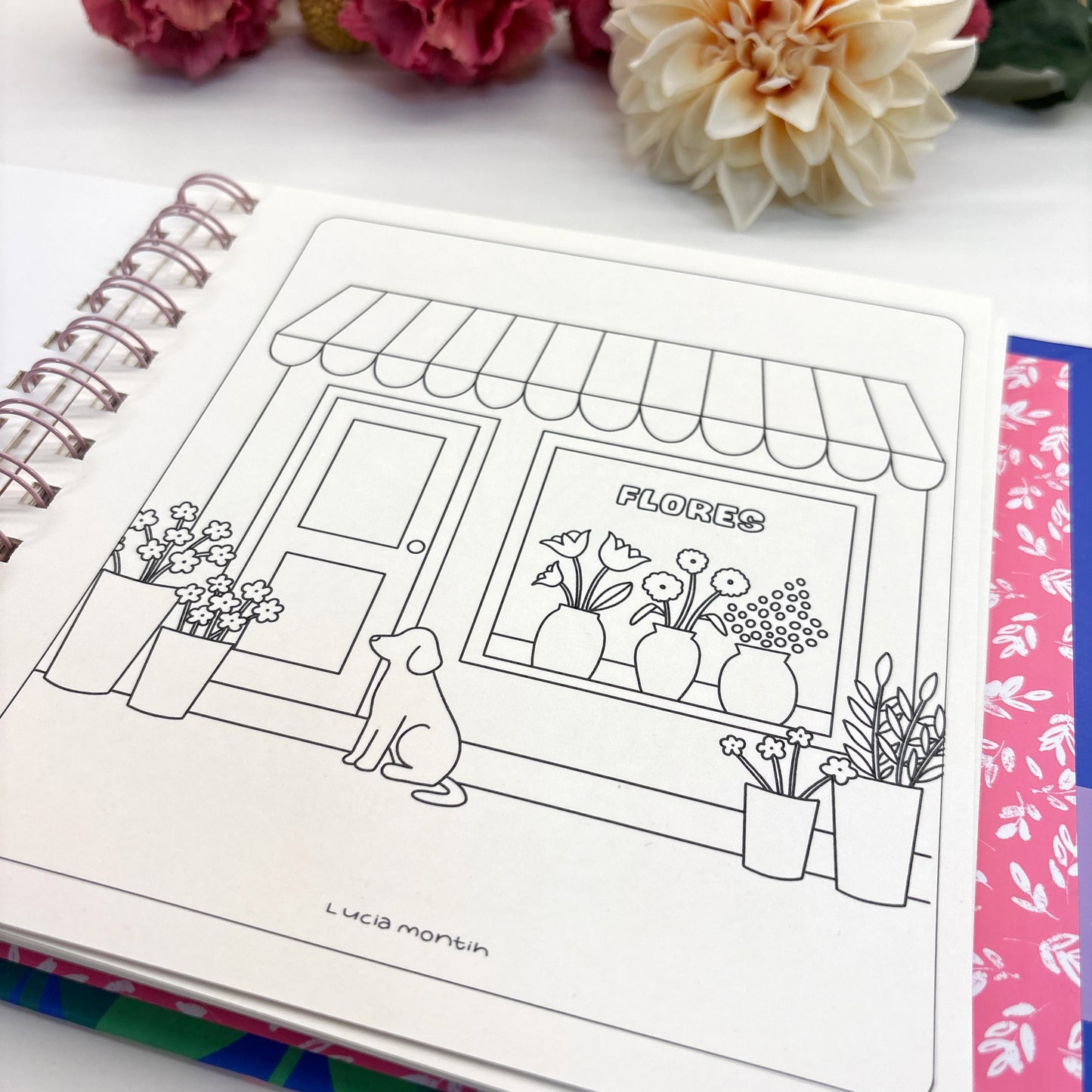 Blooming days - Pocket coloring book - PREVENTA