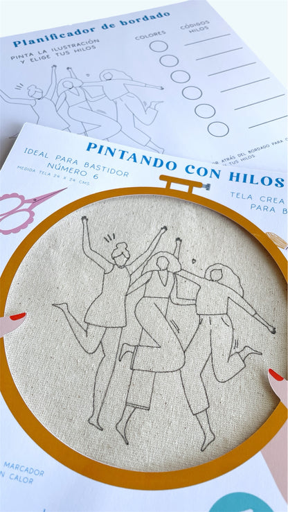 Tela ilustrada para bordar - N1