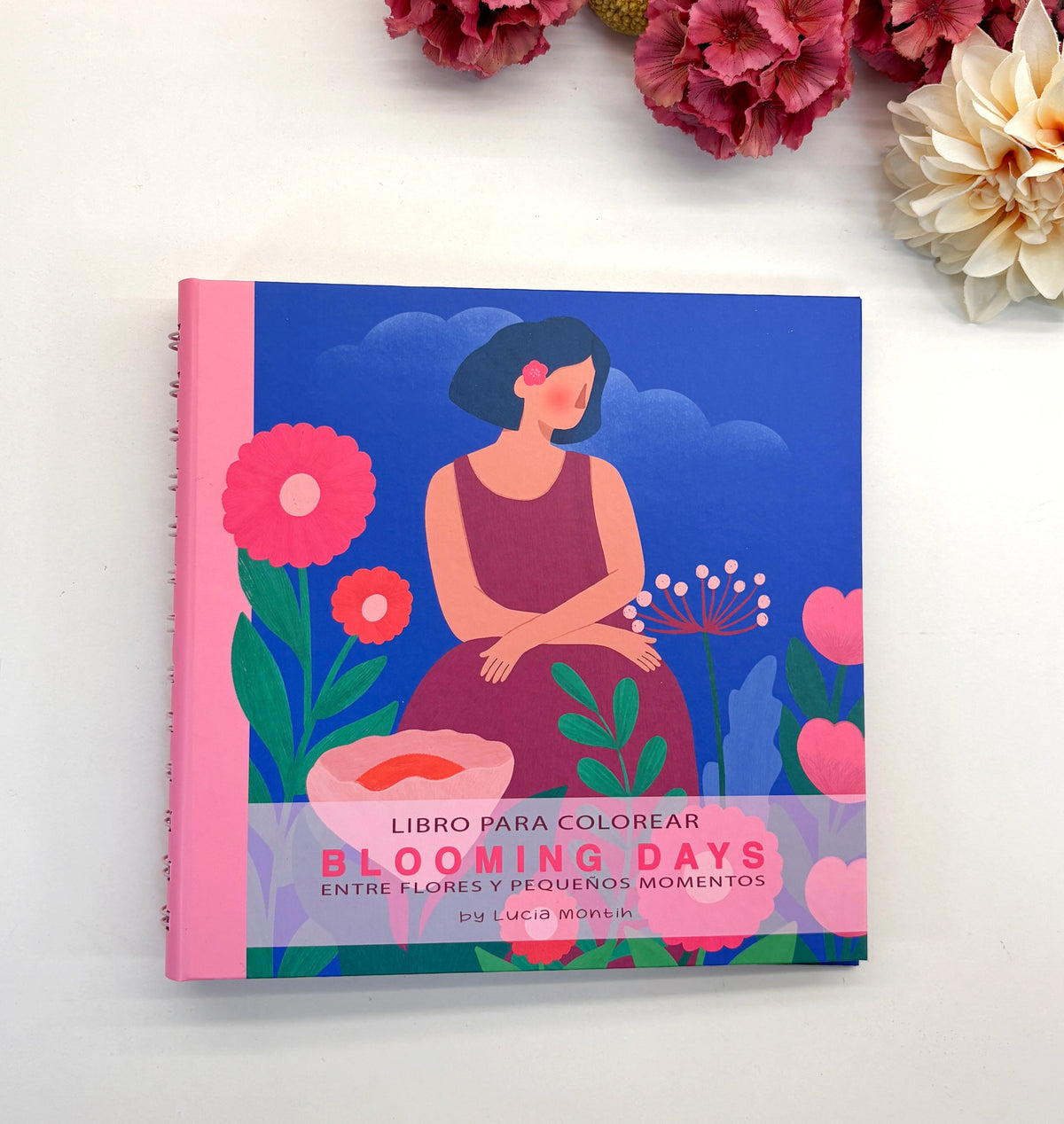 Blooming days - Pocket coloring book - PREVENTA
