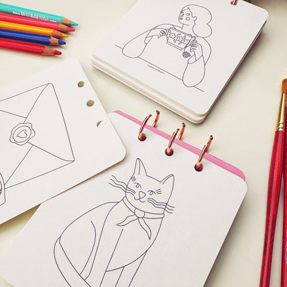 My little joy - mini pocket libro para colorear