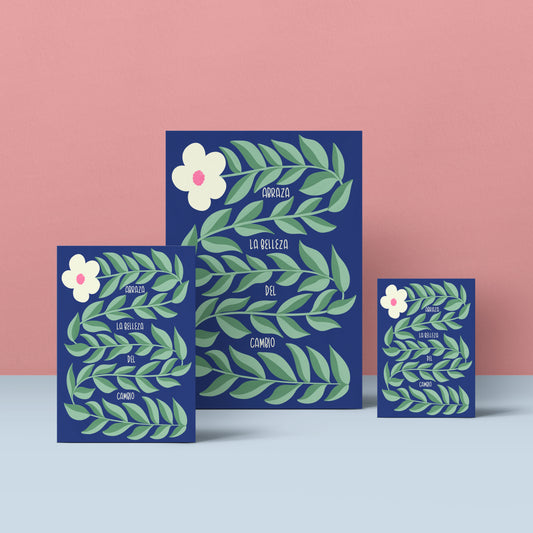 Art Print - Abraza la belleza del cambio