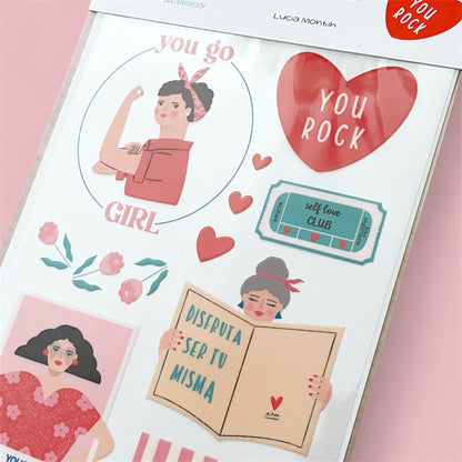 Stickers transferibles You Rock