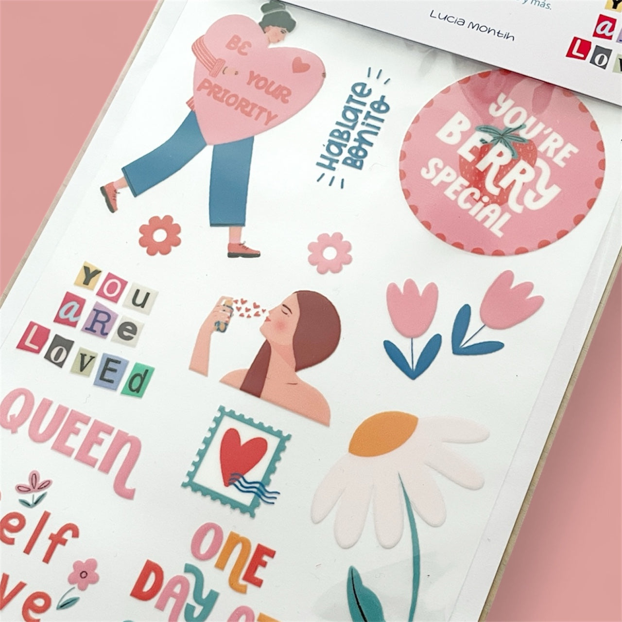 Stickers transferibles You Are Loved