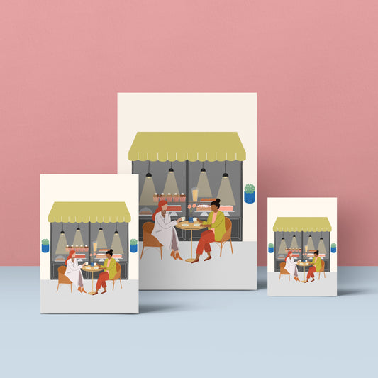 Art Print - La Cafeteria