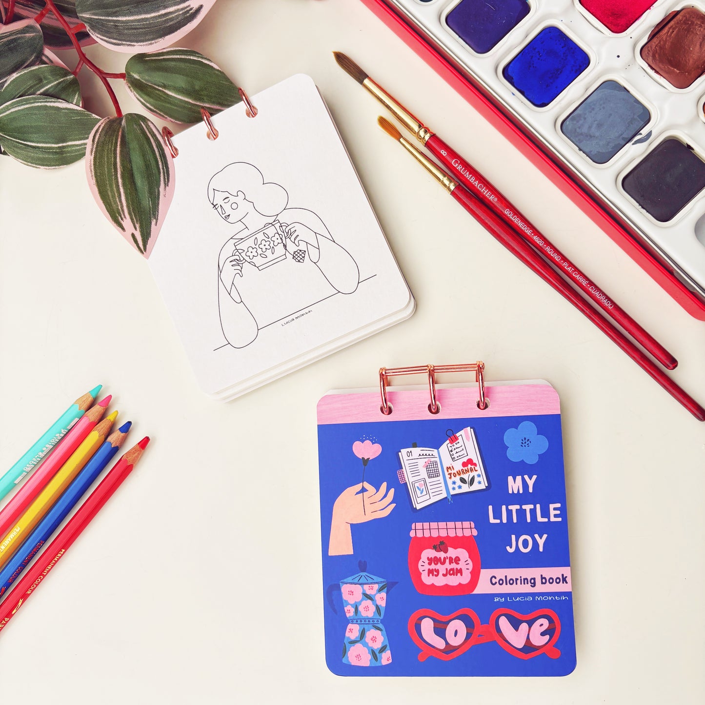 My little joy - mini pocket libro para colorear