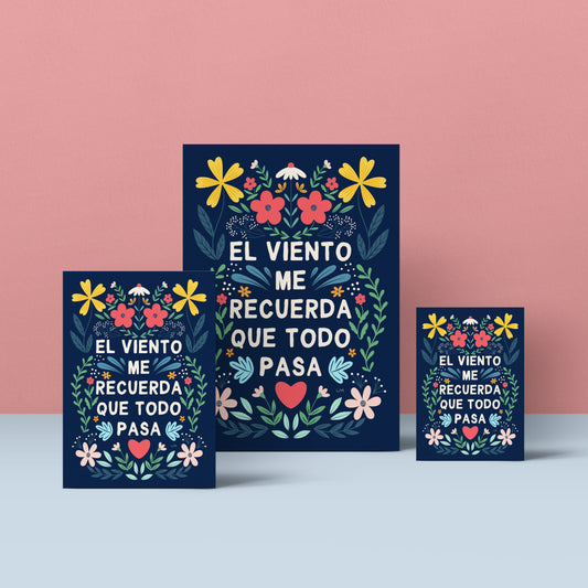 Art Print - El viento me recuerda que todo pasa