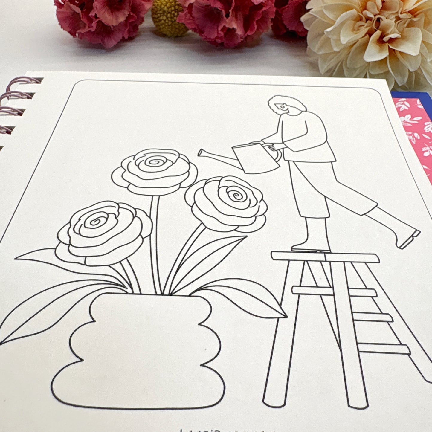Blooming days - Pocket coloring book - PREVENTA