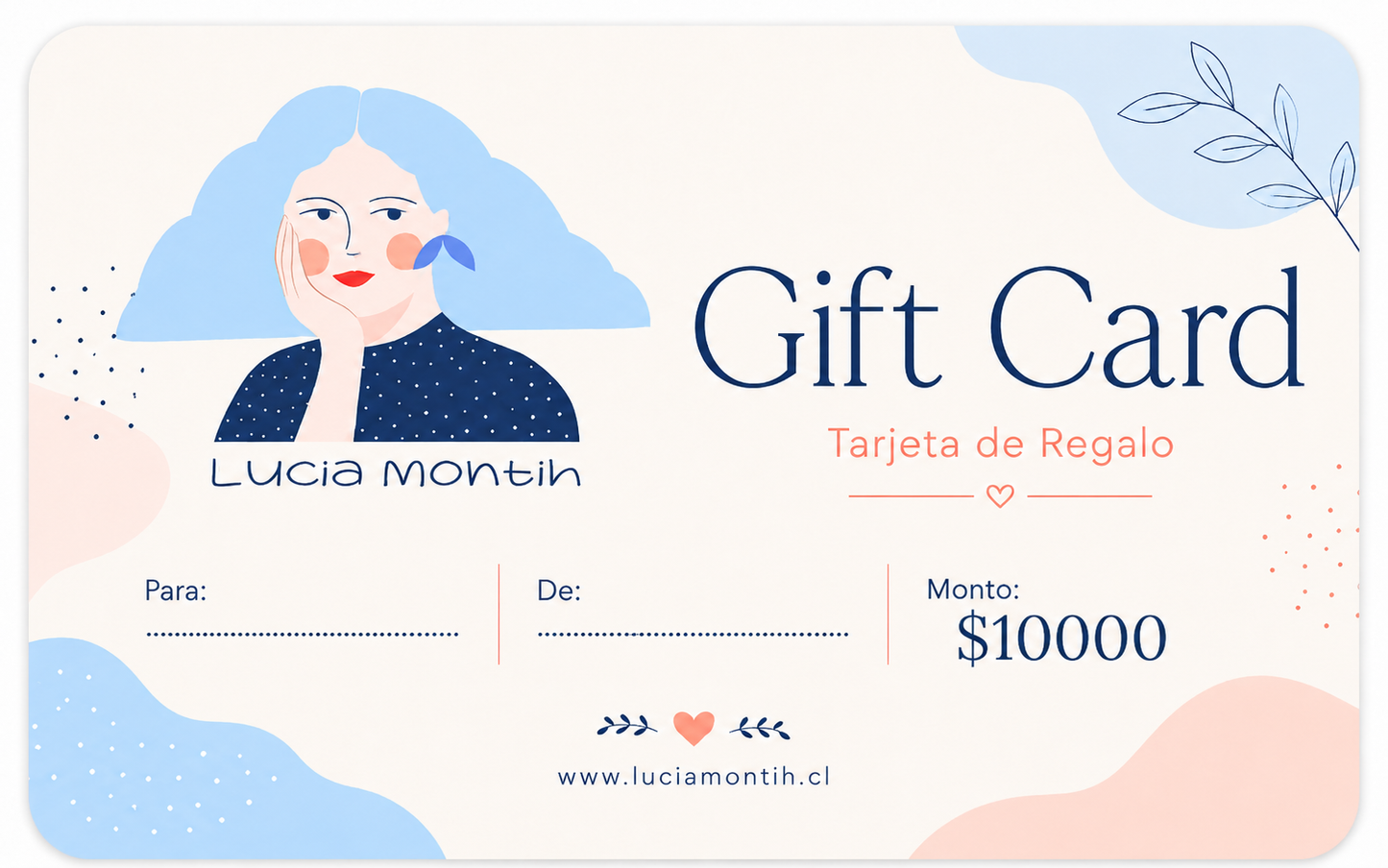 Gift Card / Tarjeta de Regalo Digital