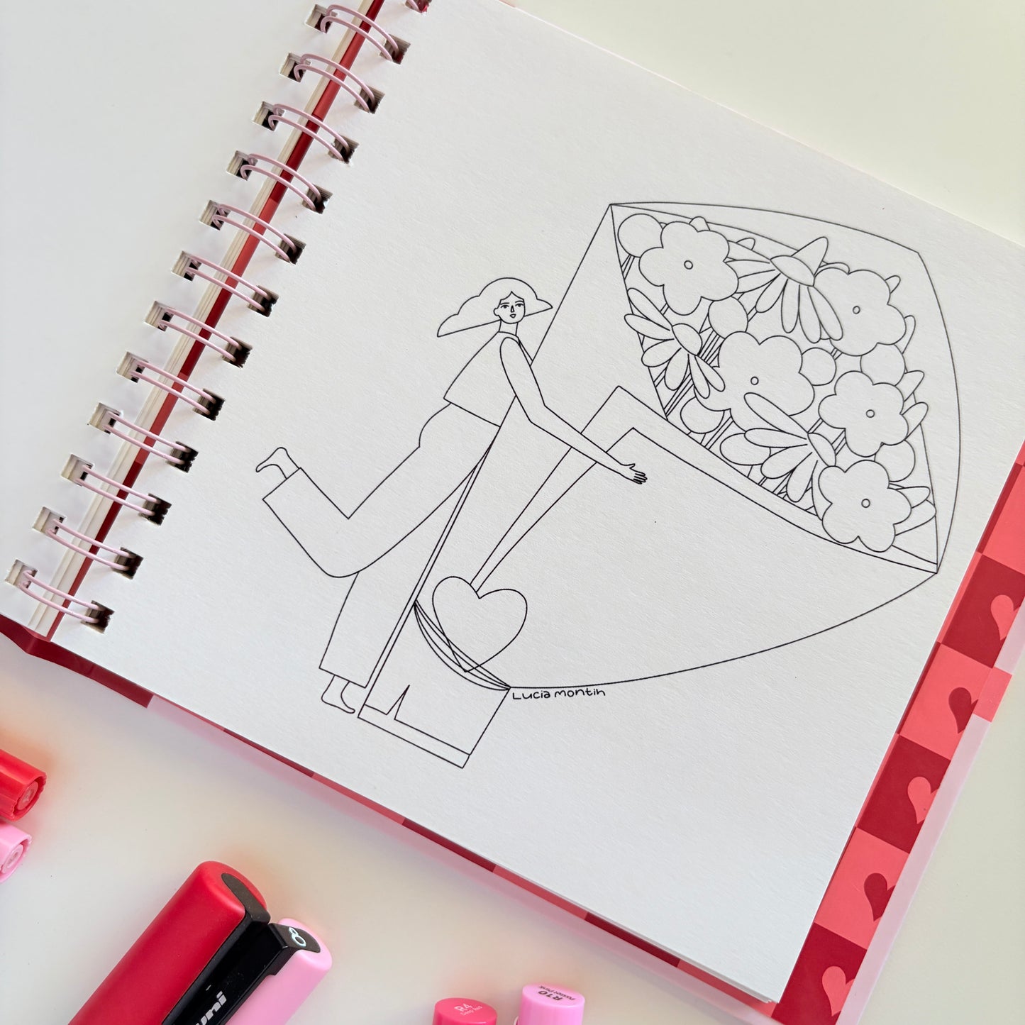 JUST LOVE - Libro para colorear