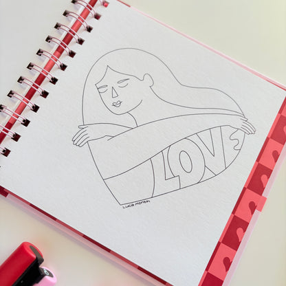 JUST LOVE - Libro para colorear