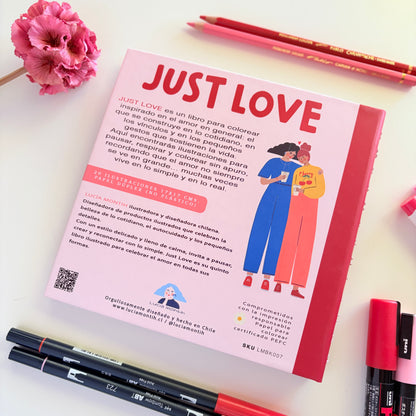 JUST LOVE - Libro para colorear