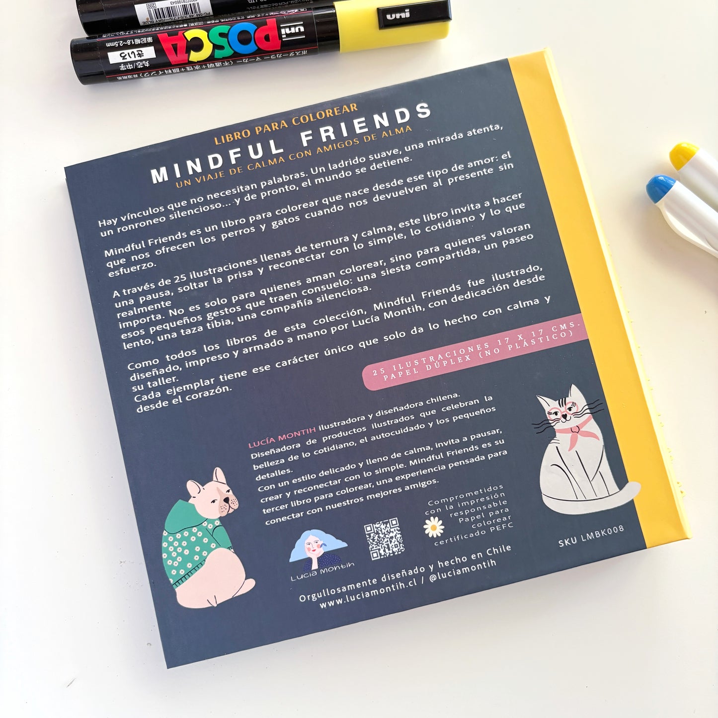 Mindful friends - Libro para colorear - versión POCKET