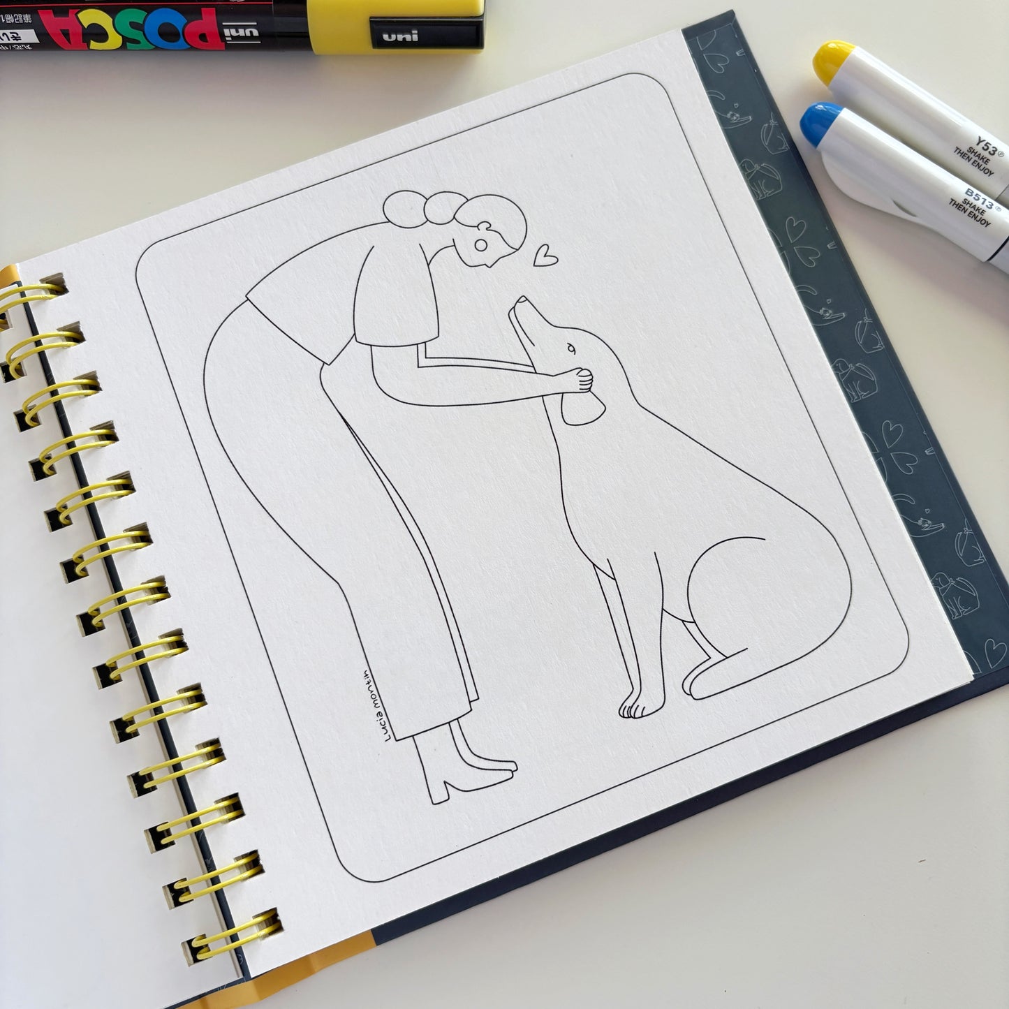 Mindful friends - Libro para colorear - versión POCKET