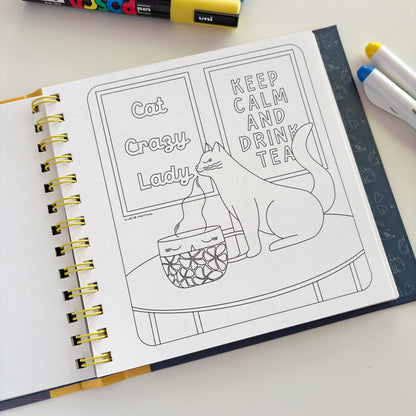 Mindful friends - Libro para colorear - versión POCKET