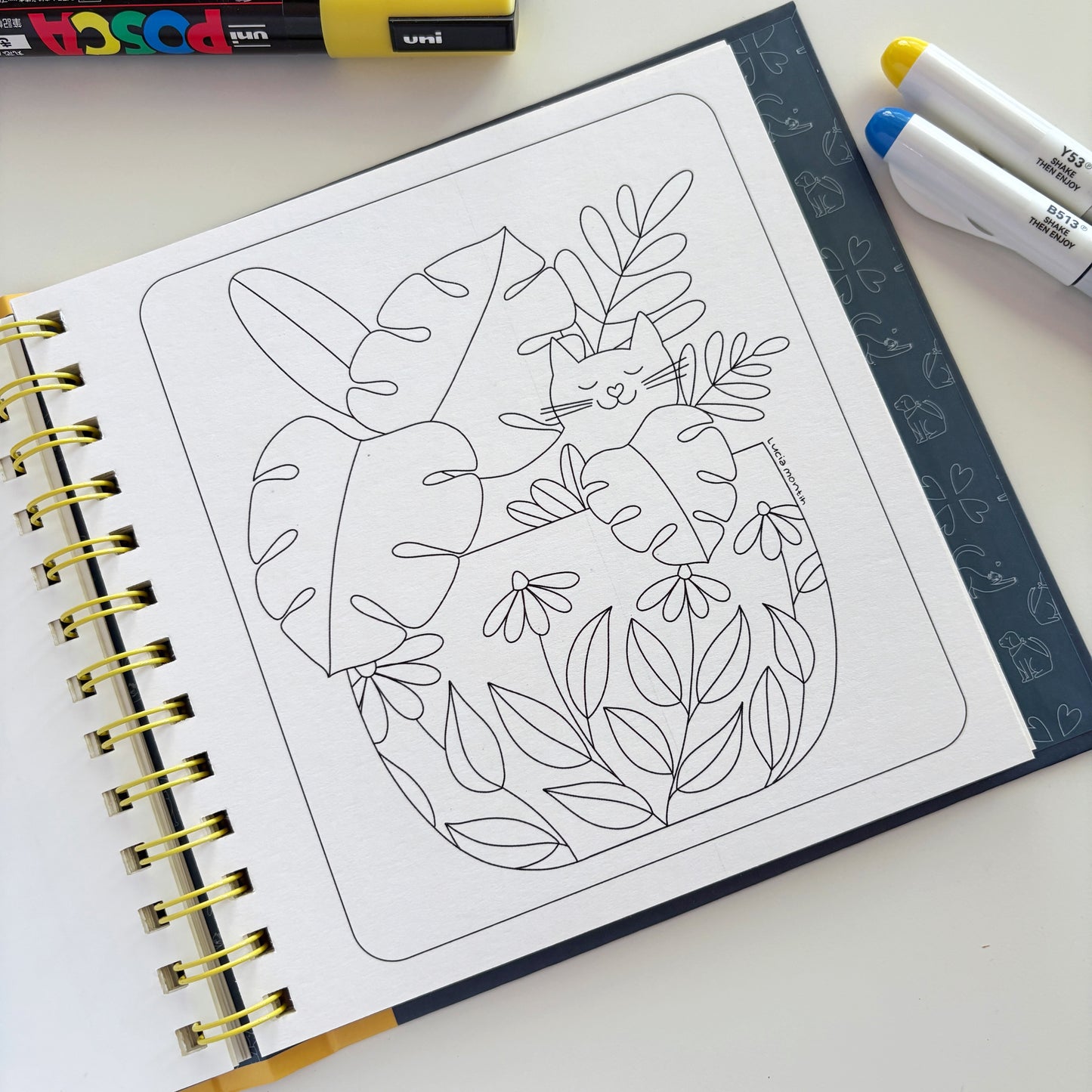 Mindful friends - Libro para colorear - versión POCKET