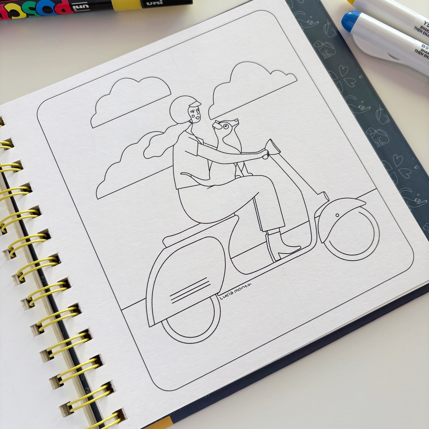 Mindful friends - Libro para colorear - versión POCKET