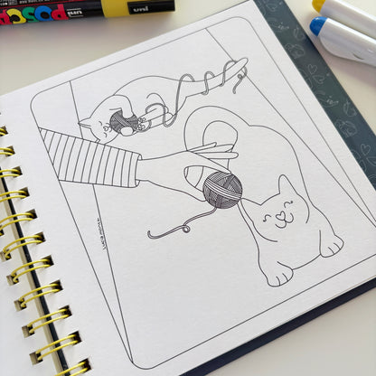 Mindful friends - Libro para colorear - versión POCKET