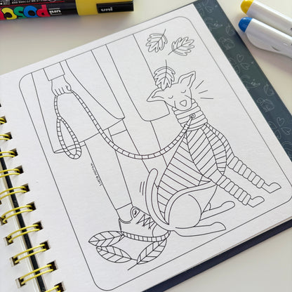 Mindful friends - Libro para colorear - versión POCKET