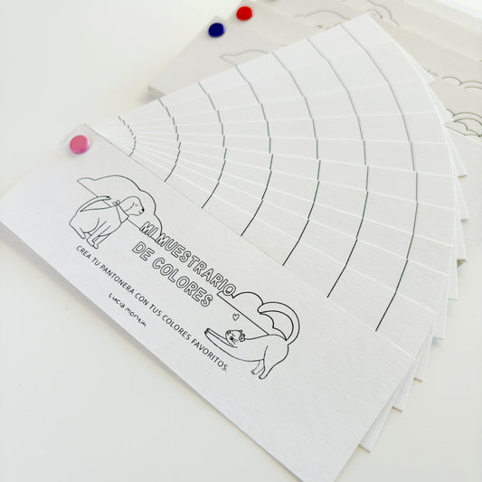 Muestrario de colores - Crea tu propia pantonera