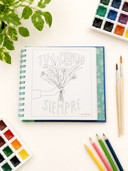 Sweet Blossom - Libro para colorear - versión POCKET