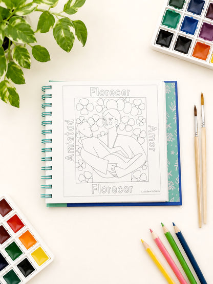 Sweet Blossom - Libro para colorear - versión POCKET