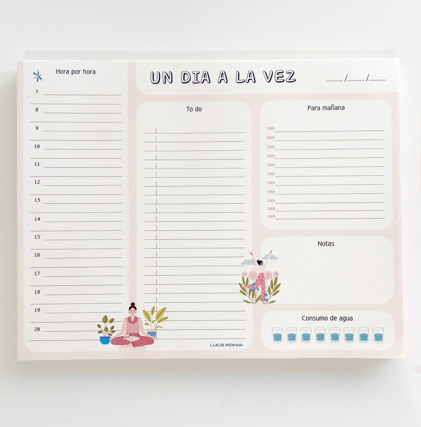 Un dia a la vez NotePad - Organiza tu día