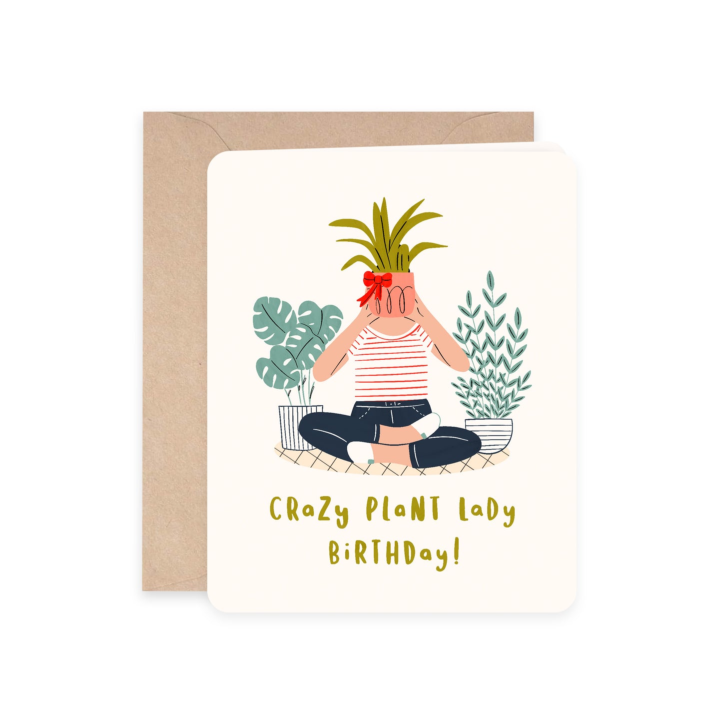 Greeting Cards Crazy plant lady - Feliz Cumpleaños