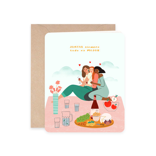 Greeting Cards Juntas siempre todo es mejor - Saludos
