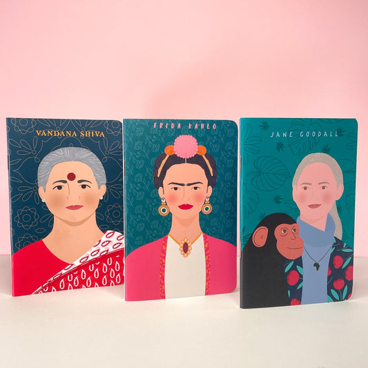 Set de 3 libretas - Mujeres que inspiran