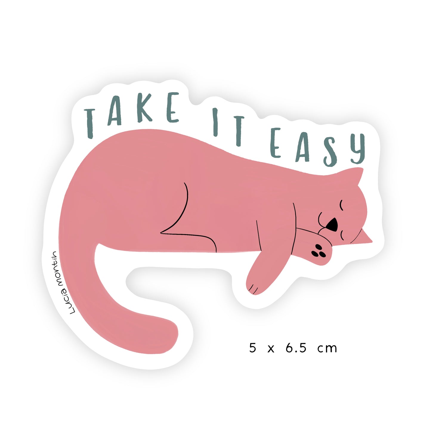 Sticker de Vinilo - Take it easy