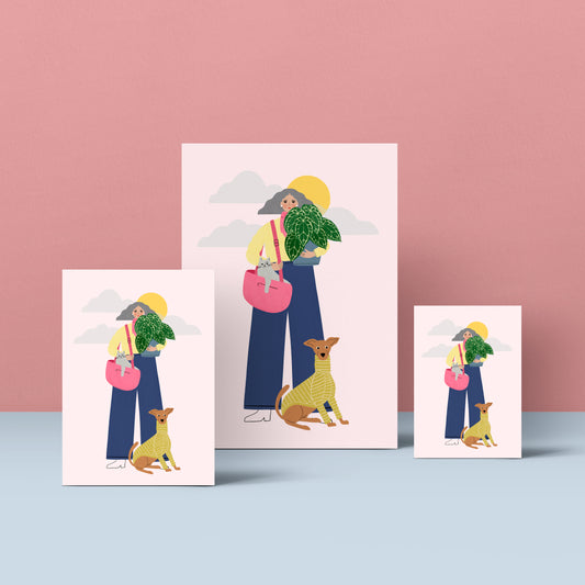 Art Print - Mis 3 amores