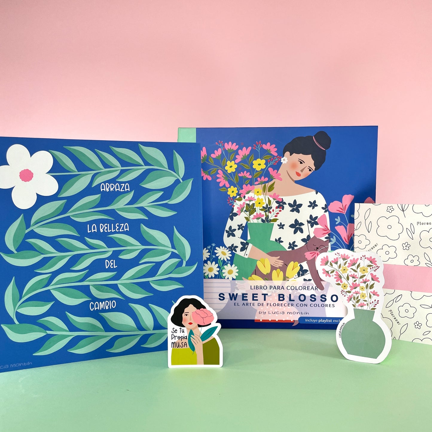 Sweet Blossom - Libro para colorear